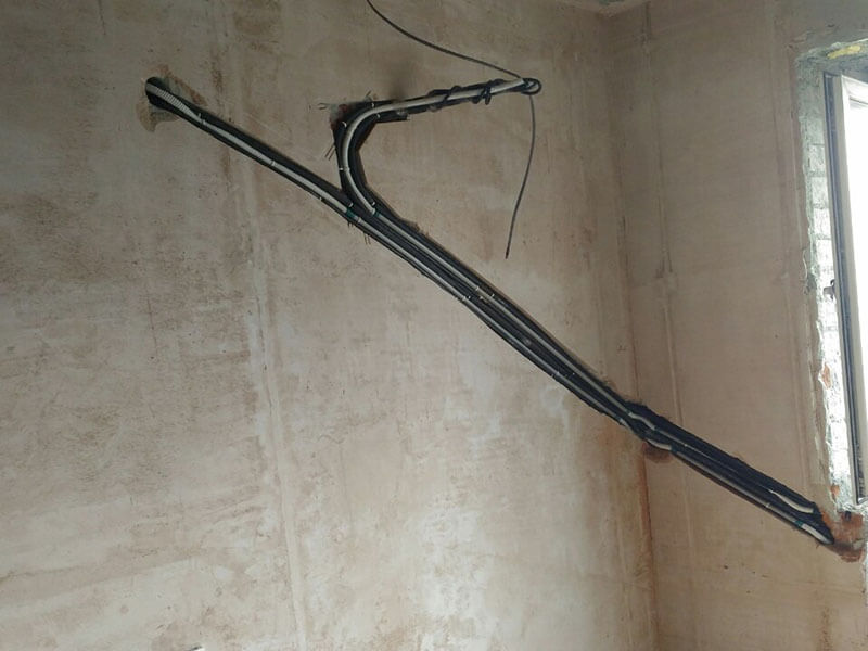 Установка кондиціонера та прокладання траси